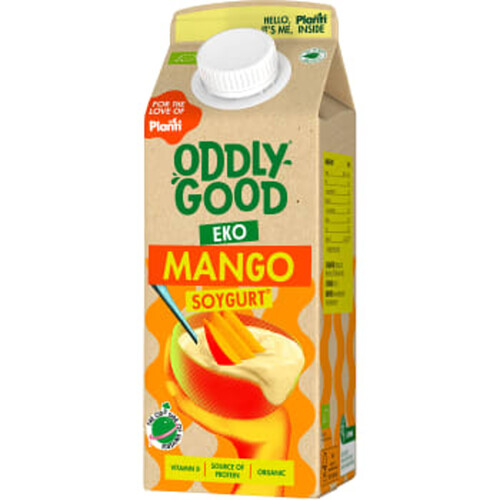 Mellanmål Soygurt Mango Ekologisk 750g Oddlygood®