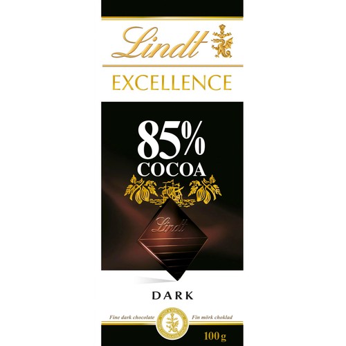Chokladkaka Excellence 85% kakao Mörk 100g Lindt
