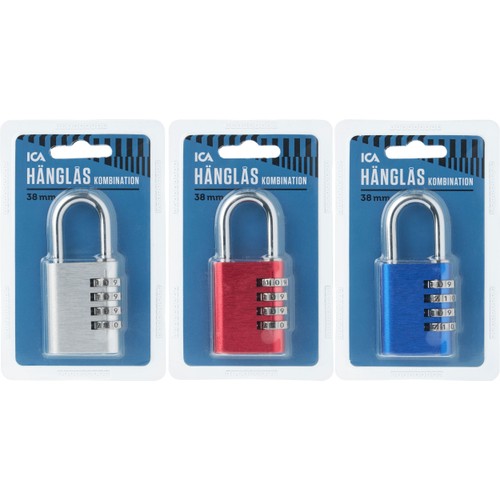 Hänglås kombination 38mm ICA