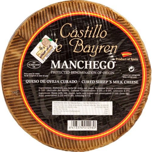 Manchego Curado ca 3kg Castillo de Bayren