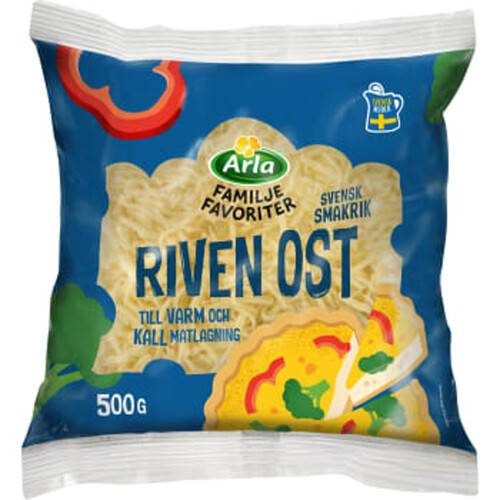 Ost riven 500g Arla