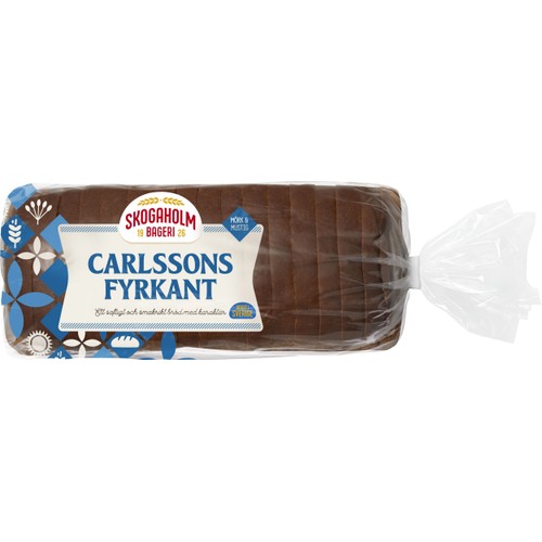 Carlssons Fyrkant Limpa skivad 700g Skogaholms