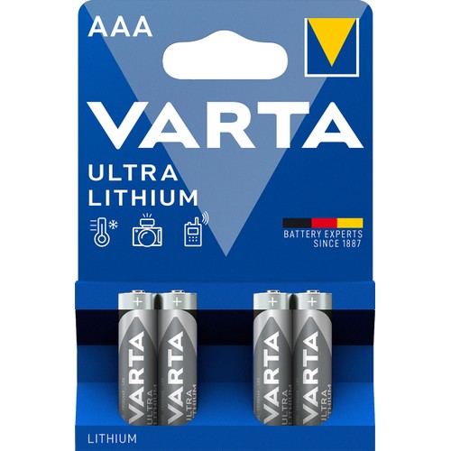 Batteri Ultra Lithium AAA 4-pack