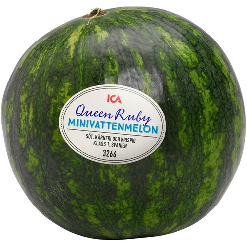 Minivattenmelon Queen Ruby ca 2kg Klass 1 ICA