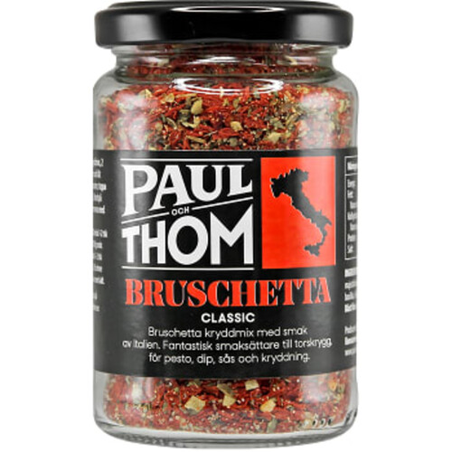 Kryddmix Bruschetta Classic 75g PAUL och THOM