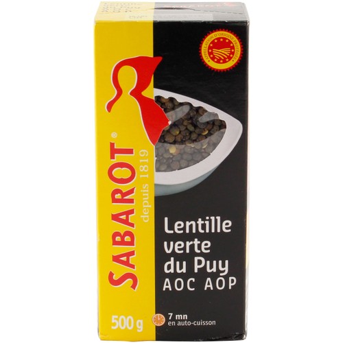 Linser Gröna Du Puy 500g Sabarot