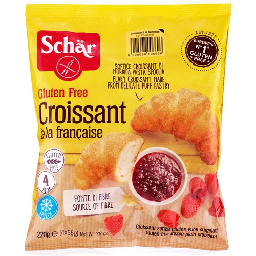 Croissant Glutenfri Fryst 4-p 220g Schär