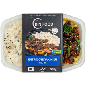 Färdigmat Entrecote Yakiniku Med Ris 500G