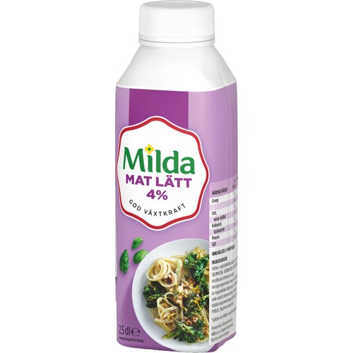 Matlagningsgrädde Mat 4% 2,5dl Milda