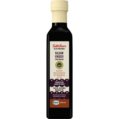 Balsamvinäger 250ml KRAV Saltå Kvarn