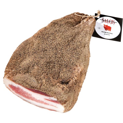 Griskind med peppar i skivor ca 14g Salcis