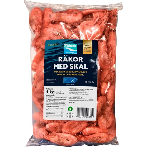 Räkor Med Skal 1kg Feldt's