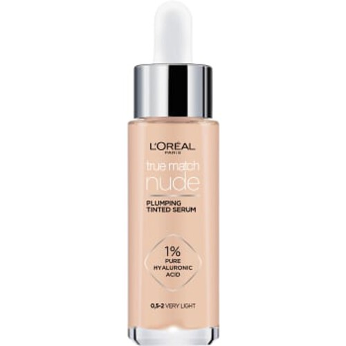 Foundation True Match Nude Plumping Tinted Serum Very light 0,5-2 30ml L’Oréal Paris