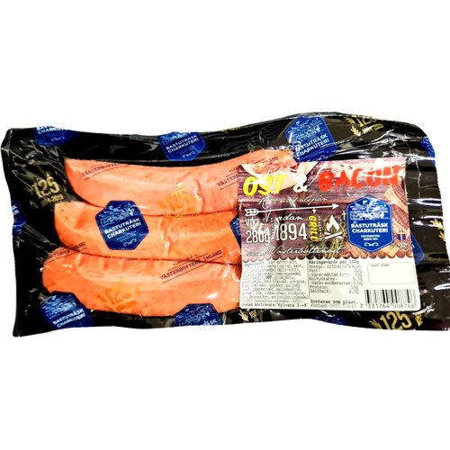 Ost- & Bacongrill Med Västerbottensost 280g Bastuträsk Charkuteri