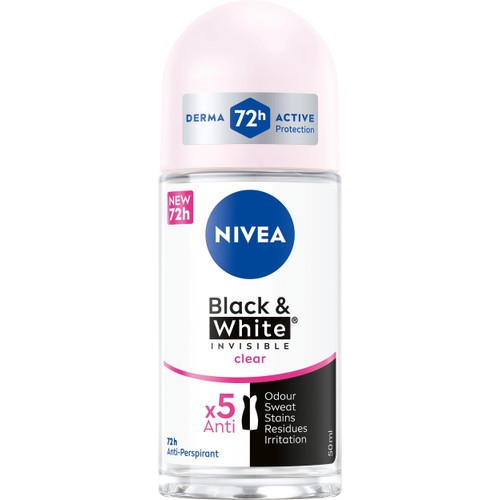 Deodorant Roll On 72h Black & White Original anti-stain  50ml Nivea