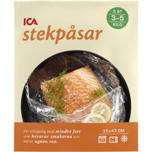 Stekpåsar 3-5kg 5st ICA