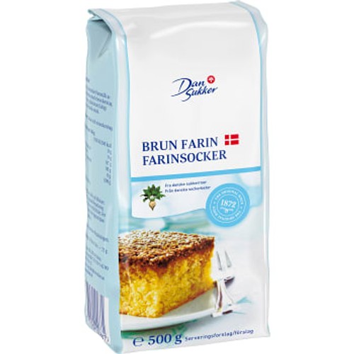 Farinsocker 500g Dansukker