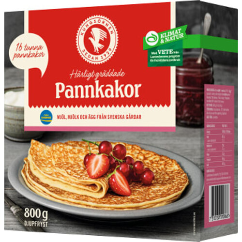 Pannkakor Fryst 800g Kungsörnen