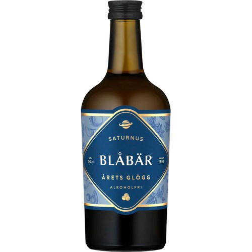 Årets Glögg 2025 Blåbär 50cl Saturnus 1893