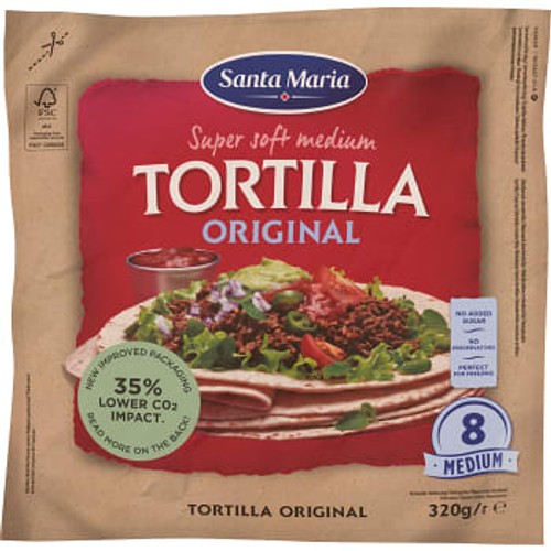 Tortilla Original 8-p 320g Santa Maria