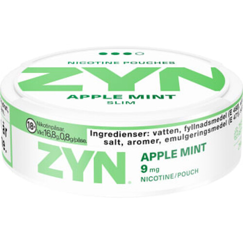 Nikotinpåse Zyn Apple Mint 16,8g