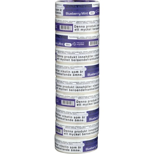 Zyn Blueberry Mint 11mg S4 Stock