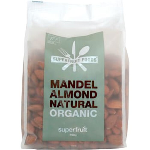 Mandlar Naturella Eko 750g Superfruit Foods