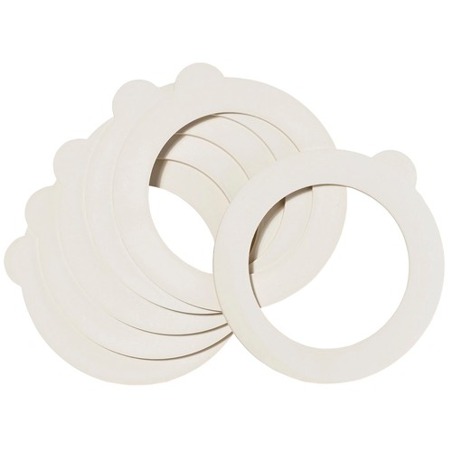 Gummiring Konserveringsglas Vit 6-p Bormioli