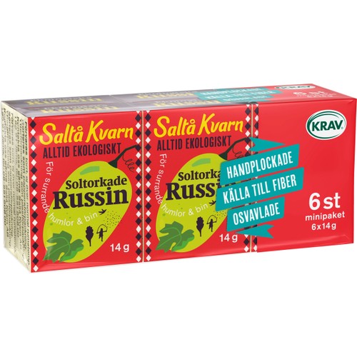 Russin Minipack 14g 6-p KRAV Saltå Kvarn