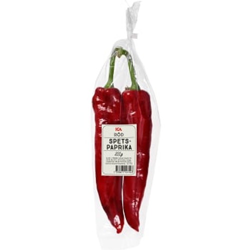 Röd spetsig paprika 200g Klass 1 ICA Selection