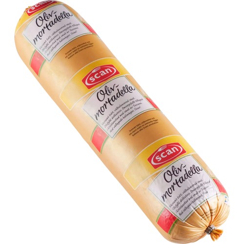 Olivmortadella i skivor ca 15g Scan
