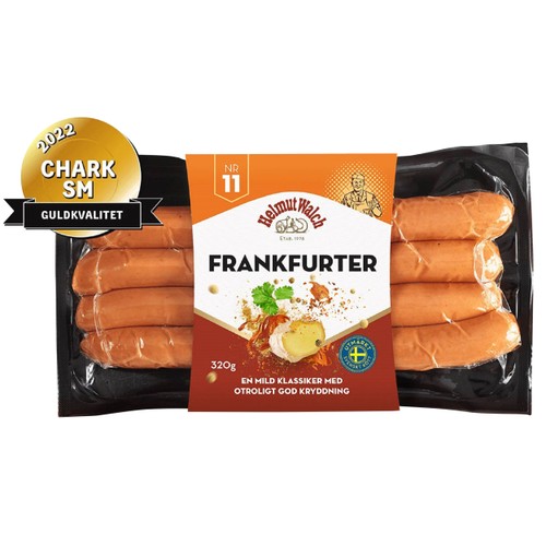 Korv Frankfurter 320g Helmut Walch Charkuteri