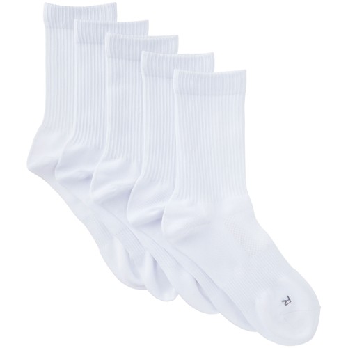 Sportsocka ribb 5p vit 37/40 mywear