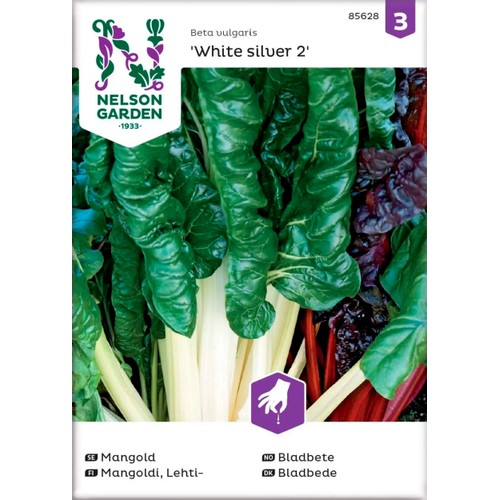 Mangold White Silver 2 Vit 1-p Nelson Garden