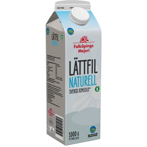 Lättfil 0,5% 1l Falköpings Mejeri