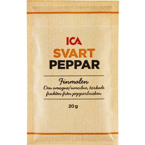 Svartpeppar Finmalen 20g ICA