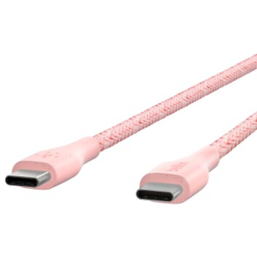 Kabel USB-C till USB-C Rosa 1m Belkin