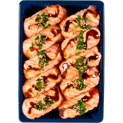 Sushi Seared Lax Nigiri 10-pack 330g Sushi Daily