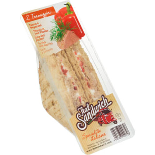 Sandwich Tonfisk & paprika 140g Italsandwich