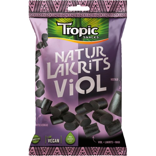 Naturlakrits Viol 150g Tropic Snacks