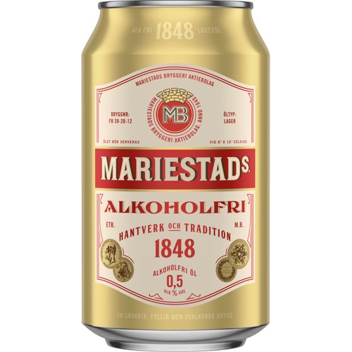 Öl Alkoholfri 33cl Mariestads