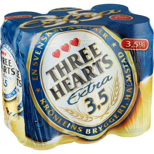 Öl 3,5% 6-Pack 3l Three Hearts