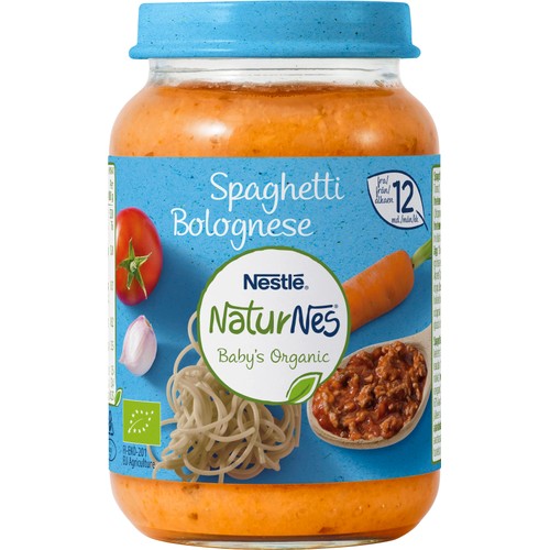 Barnmat Spaghetti Bolognese 1år Ekologisk 190g Nestle