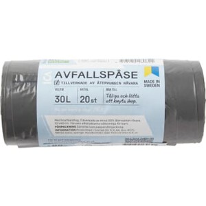 Avfallspåse 30L 20-p ICA