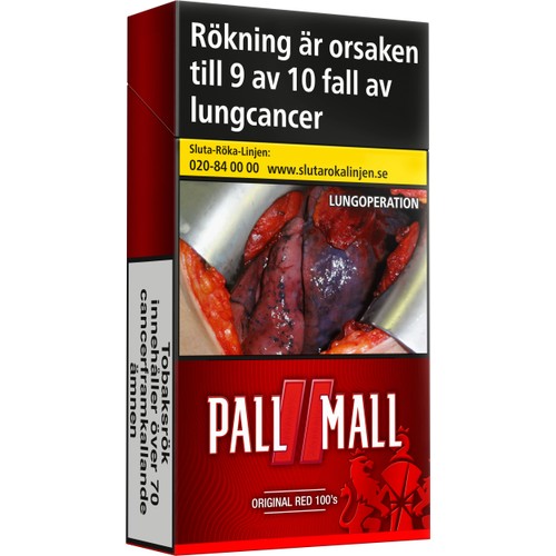 Pall Mall Original Red 100s 20-p