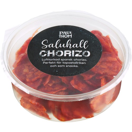 Chorizo Saluhall Lufttorkad Skivad 80g PAUL och THOM