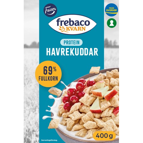 Svenska Havrekuddar Protein 400g Frebaco Kvarn