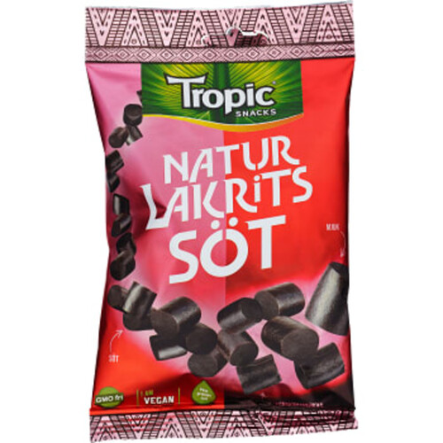 Naturlakrits Söt 150g Tropic Snacks