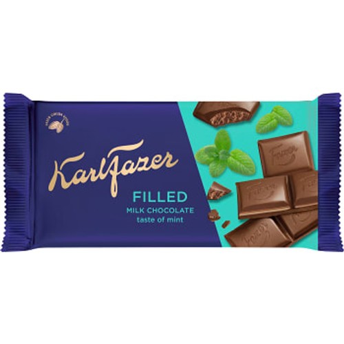 Chokladkaka Filled Mint 121g Fazer