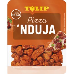 'Nduja Tärnad Salami Pizzatopping 100gTulip